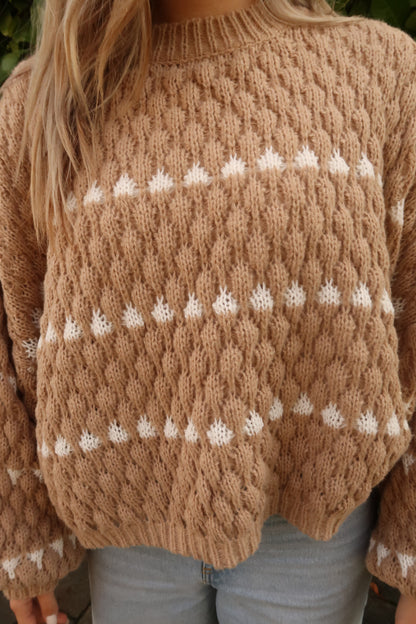 Pullover Caramel Swirl