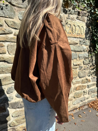 Wildlederoptik Jacke