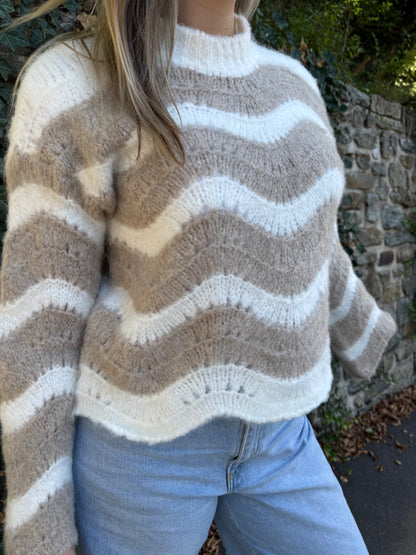 Pullover creamy weiß beige