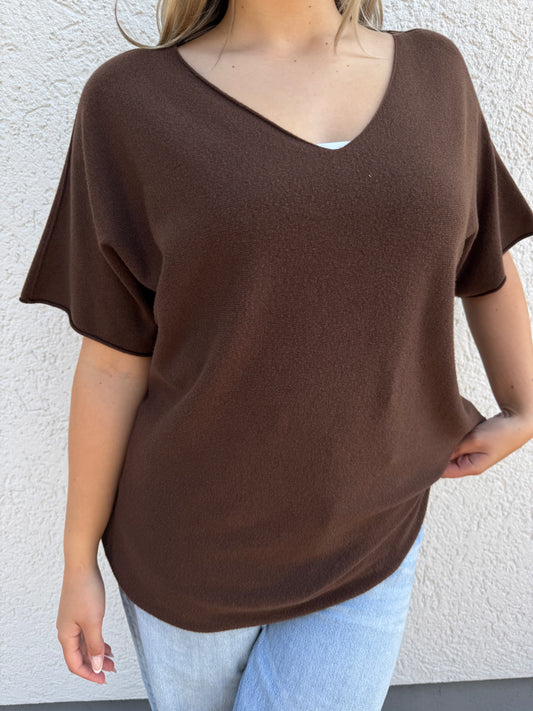 Lockeres Tshirt braun
