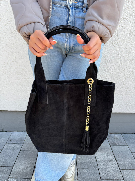 Shopper aus Wildleder
