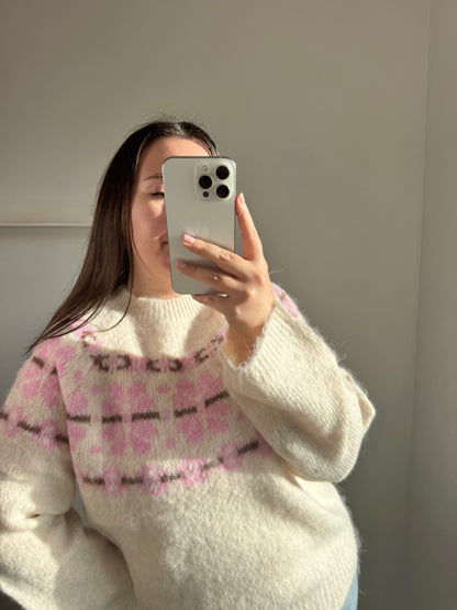 Strickpullover Cold Flower