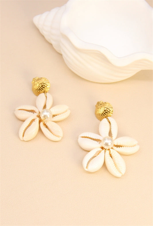 Muschelperlen Ohrringe