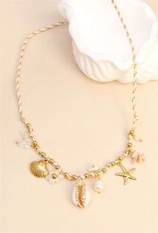 Halskette Muschel